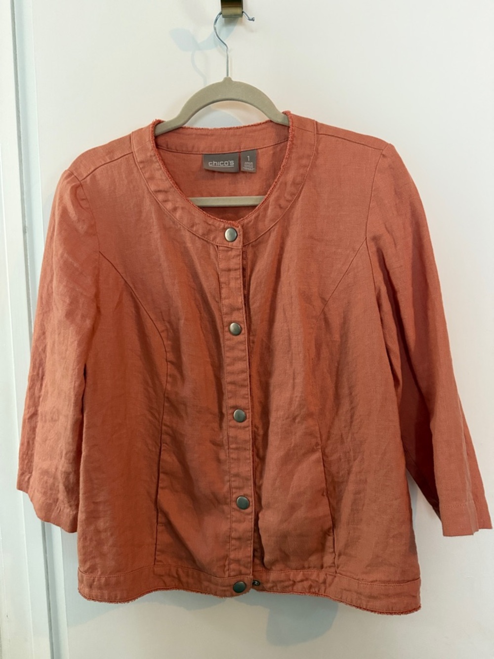 Chico's 100% Linen jacket
